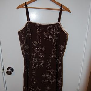 Brown Sleeveless Dress - no tags